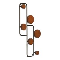 Вешалка настенная poggio, 50х7х20 см, орех Bergenson Bjorn