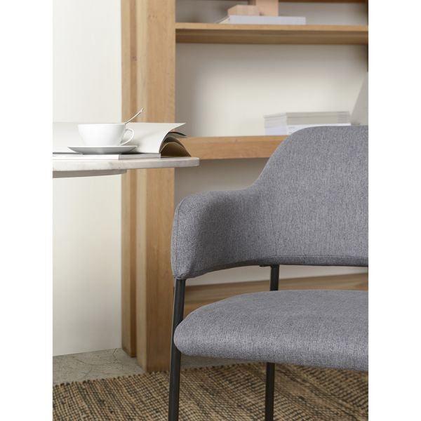 Кресло berg wendy 54х53х82,5 см темно-серое