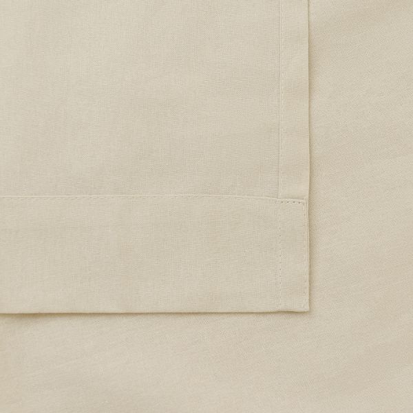 Штора из хлопка и льна кремового цвета из коллекции essential, 150х290 см Tkano