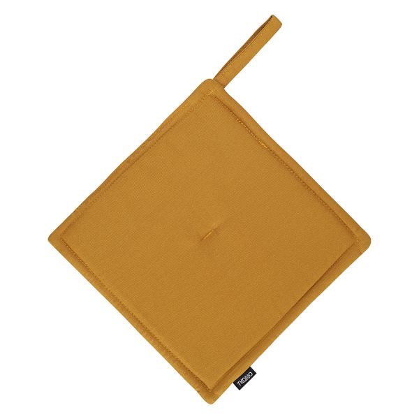 Прихватка из хлопка цвета карри из коллекции essential, 22х22 см Tkano