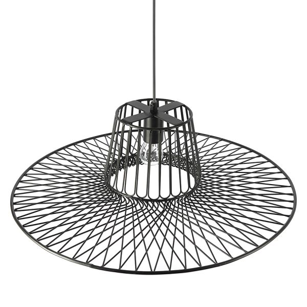 Светильник подвесной vinger, D60,5х18 см, черный Bergenson Bjorn