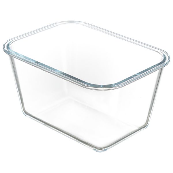 Контейнер для запекания и хранения прямоугольный с крышкой из бамбука, 2,5 л Smart Solutions