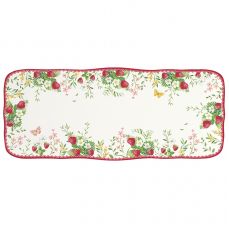 Блюдо прямоугольное jardin des fraises, 36х15 см Easy Life R3414/JARF