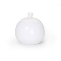 Сахарница 400 мл, белый костяной фарфор, АККУ 8065 А