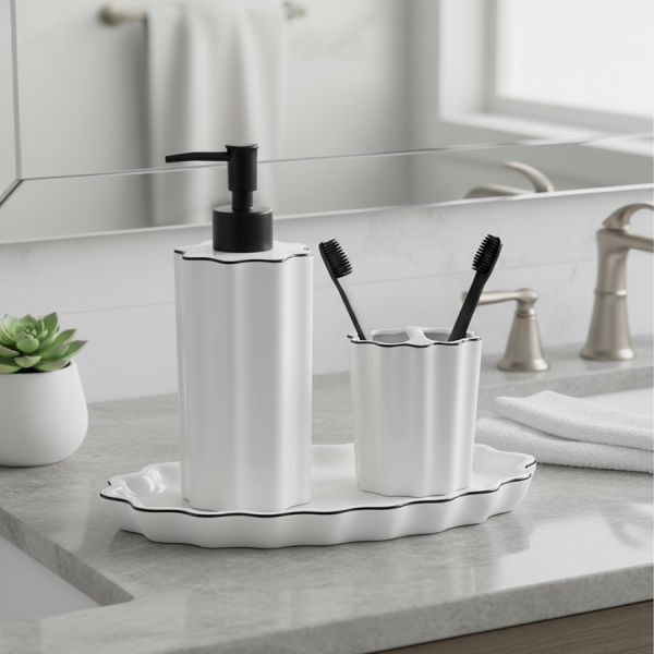 Диспенсер для жидкого мыла camellia, белый Bergenson Bjorn Bath
