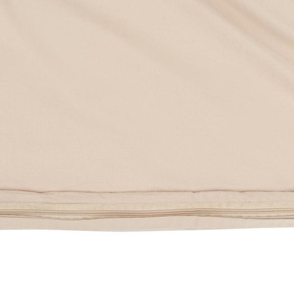Комплект постельного белья двуспальный бежевого цвета из органического стираного хлопка из коллекции essential Tkano