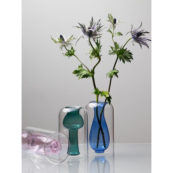 Ваза muse 20 см, янтарная Bergenson Bjorn