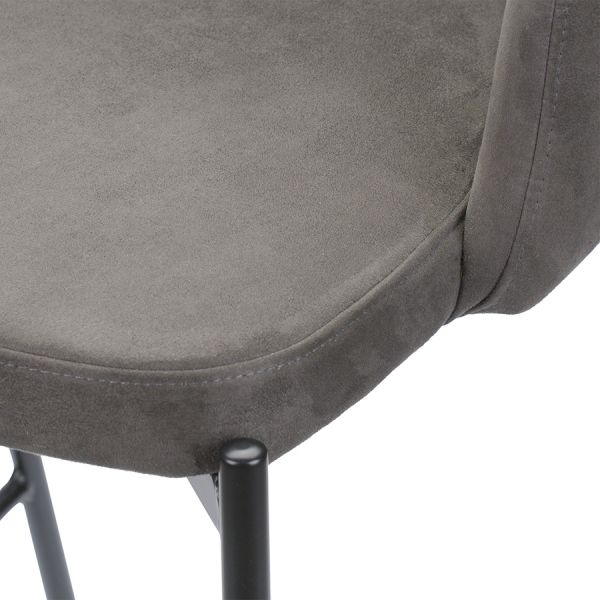 Стул барный horace экозамша темно-серый Berg