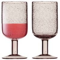 Набор бокалов для вина flowi, 410 мл, розовые, 2 шт Liberty Jones