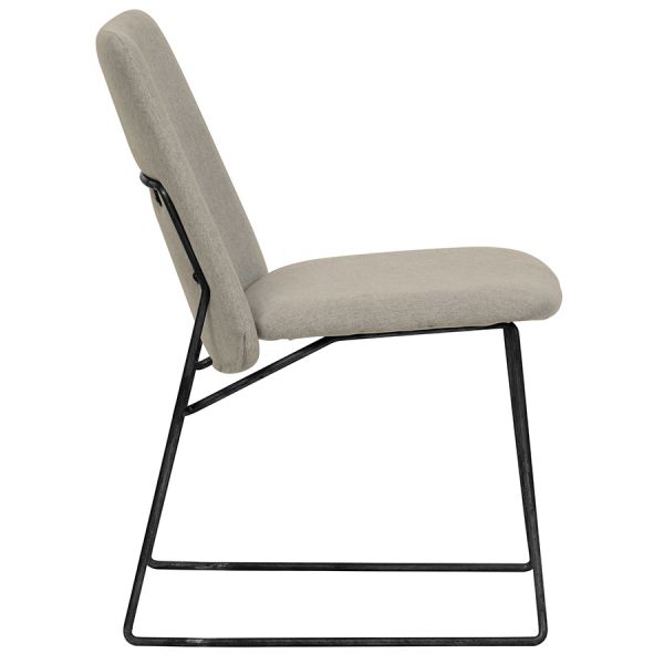 Стул niels рогожка светло-серый