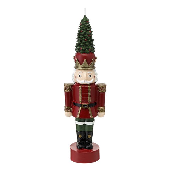 Свеча декоративная nutcracker из коллекции new year essential, 25.5 см Tkano