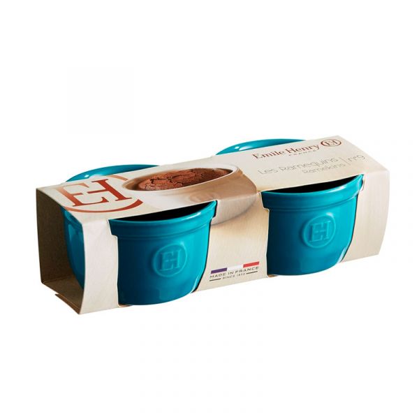 Рамекин №9 набор 2 шт, цвет: лазурь     (6)     604009