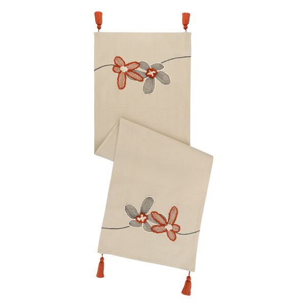 Дорожка на стол stone flowers из коллекции ethnic, 45х150 см Tkano
