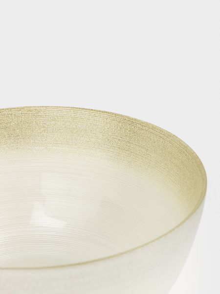 Салатник 15 см, 440 мл, стекло, молочный/шампань, Marbella Anna Lafarg