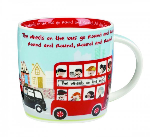 Набор посуды для сервировки CHURCHILL «Автобус» детский 4 предмета в коробке 