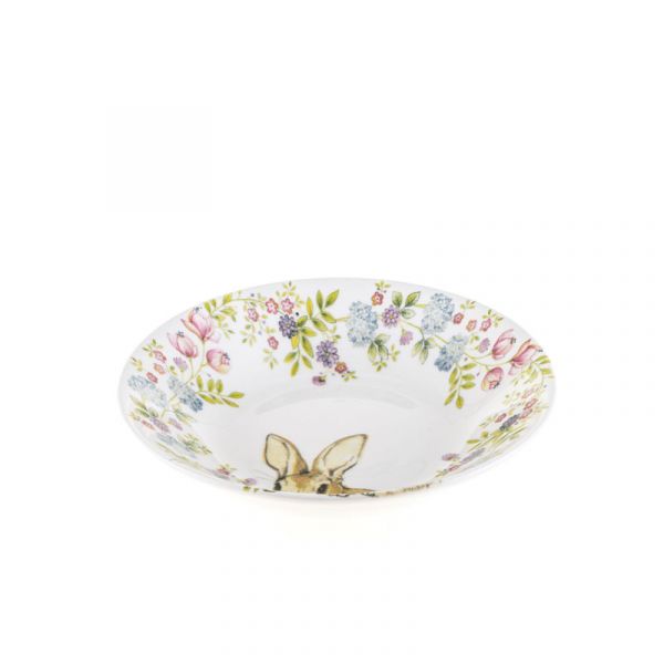 Глубокая тарелка 20 см Кролик в венке от Пасха Churchill