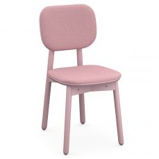 Стул с обивкой saga, рогожка, розовый Latitude