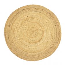 Ковер из джута круглый базовый из коллекции ethnic 90 см Tkano