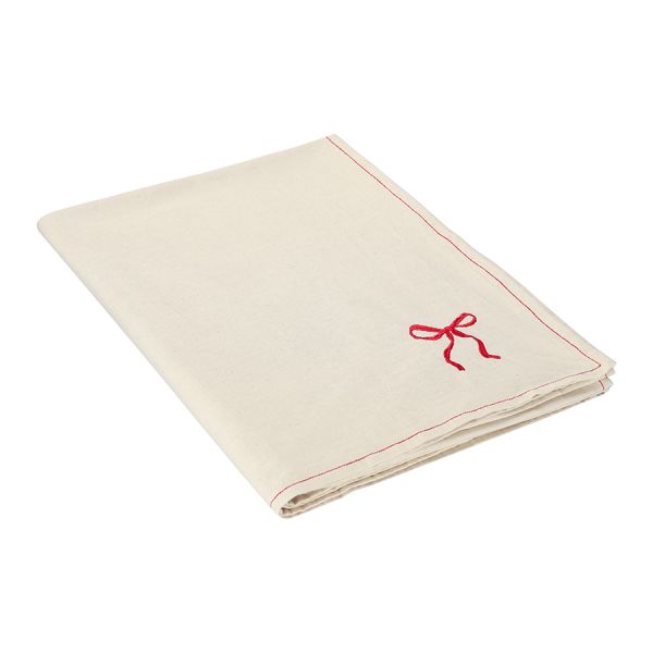 Скатерть fancy bows бежевого цвета из коллекции essential, 180х240 см Tkano