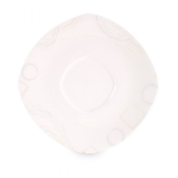 Набор чайных пар АККУ Сальветто из костяного фарфора на 6 персон 12 предметов