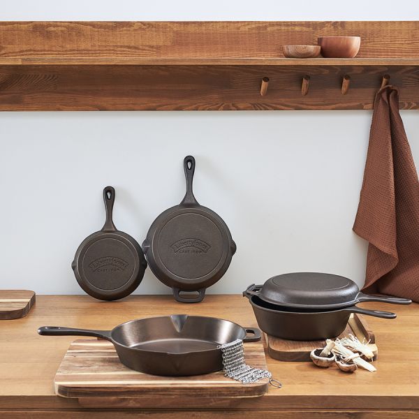 Сковорода чугунная brasen с масляной полировкой, 30 см Liberty Jones