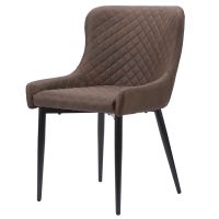 Стул calvin, экокожа, темно-коричневый Bergenson Bjorn