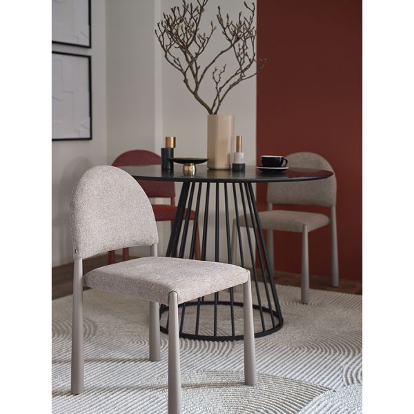 Стул freddi, рогожка, жемчужно-серый Bergenson Bjorn