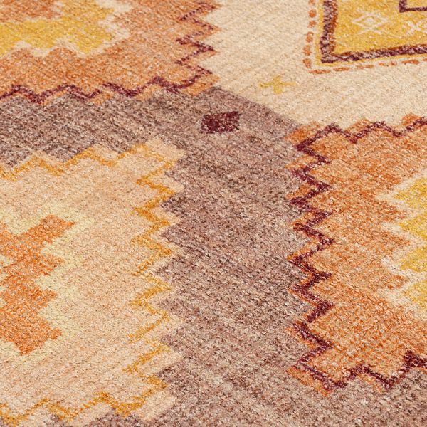 Ковер из хлопка с этническим орнаментом цвета лаванды из коллекции Ethnic 120х180 см