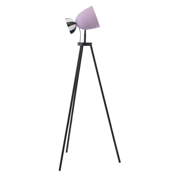 Торшер anniken, D37х145 см, черный/белый/лиловый Bergenson Bjorn
