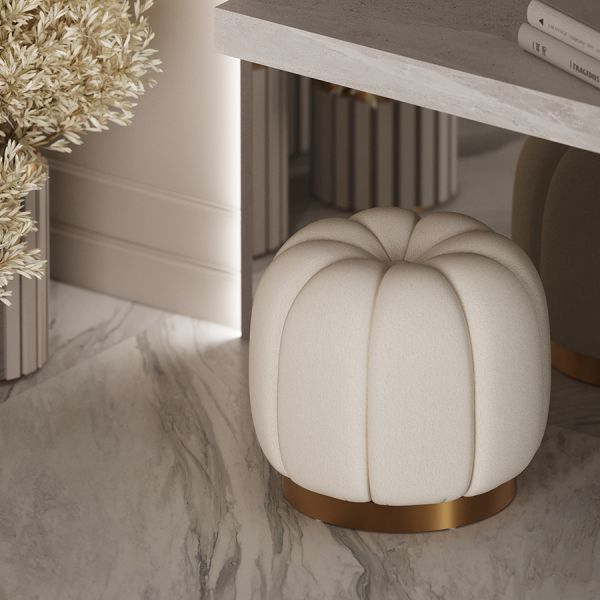 Пуф swend, белый Bergenson Bjorn