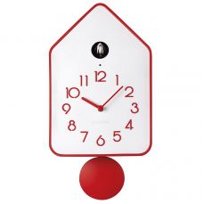 Часы настенные с маятником qq-up, красные Guzzini