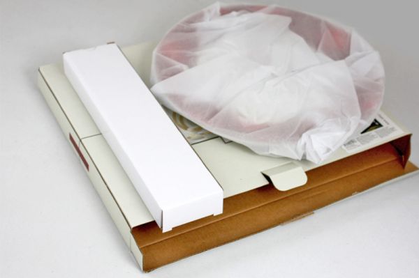 Блюдо для торта 27.5 см с лопаткой (красный), костяной фарфор, АККУ