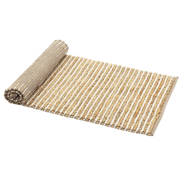 Ковер из джута и шерсти delhi из коллекции ethnic 70x160 см Tkano