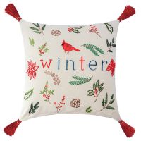 Подушка декоративная Зимняя песня из коллекции new year essentiall, 45x45см Tkano