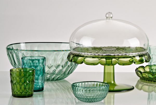 Чаша vanity 21 см, бирюзовая Guzzini