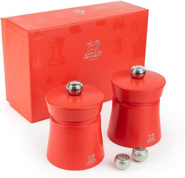 Набор: Мельница для соли и перца, 9 см, цвет красный, BAYA     (6)     35242