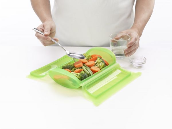 Конверт для запекания LEKUE глубокий 1 л силиконовый цвет салатовый 