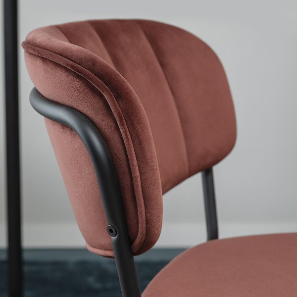 Стул барный eirill, велюр, кирпичный Bergenson Bjorn