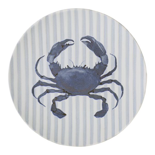 Набор из четырех тарелок aquarium из коллекции sea treasures 21.5 см Tkano