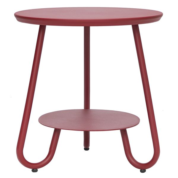 Столик журнальный stian, D50 см, красный Bergenson Bjorn