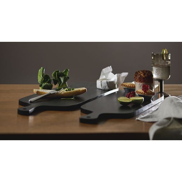 Доска сервировочная rubris 20х60 см, черная Liberty Jones