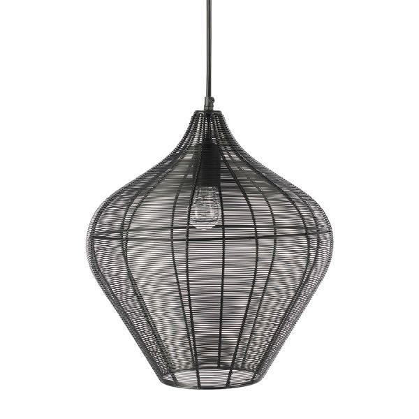 Светильник подвесной vinger, D36х40 см, черный Bergenson Bjorn