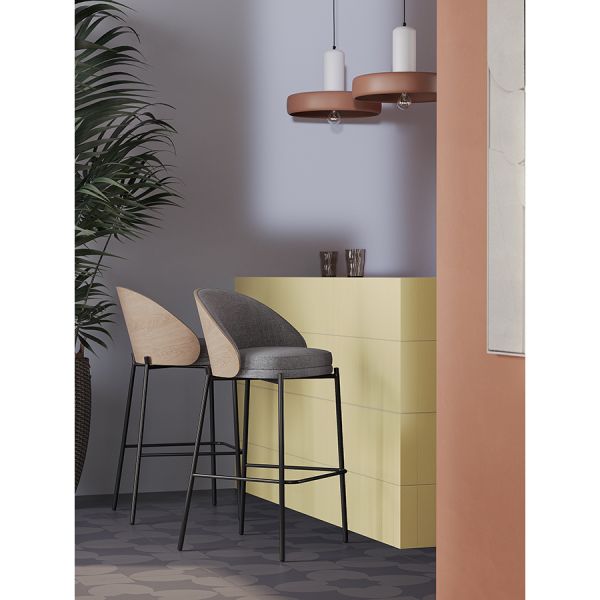 Стул барный cloud, рогожка, грифельно-серый Bergenson Bjorn