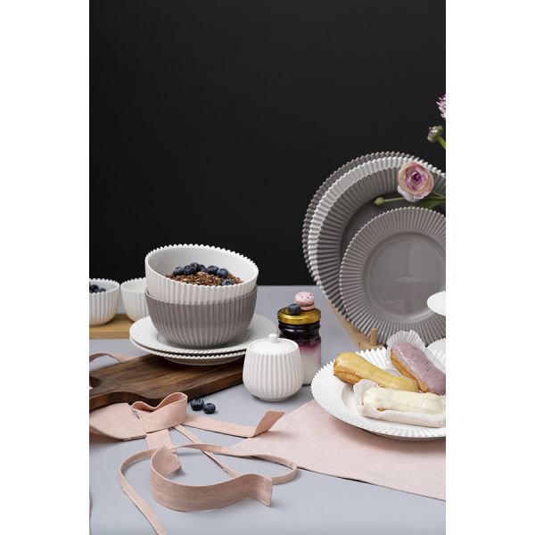 Сахарница белого цвета из коллекции edge, 240 мл Tkano