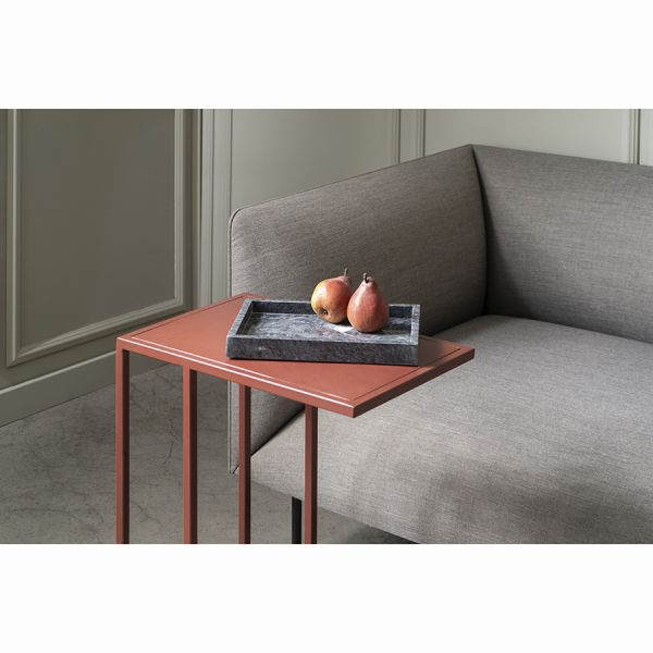 Поднос marm 25х25 см, черный мрамор Bergenson Bjorn