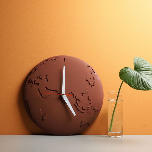 Часы настенные world wide waste темно-зеленые