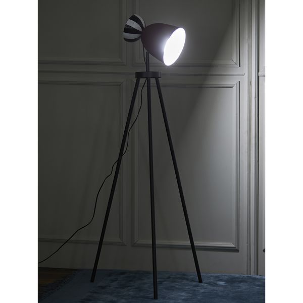 Торшер anniken, D37х145 см, черный/белый/сливовый Bergenson Bjorn
