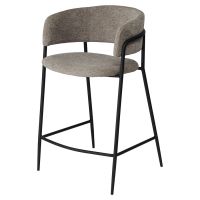 Стул полубарный helning, мягкий шенилл, капучино Bergenson Bjorn