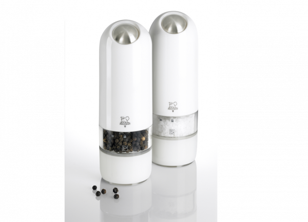 Набор мельниц для соли и перца электрический 17 см PEUGEOT Alaska DUO белый