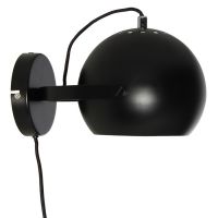 Лампа настенная Ball с подвесом черная матовая черный шнур 3546505001